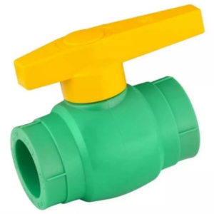 LLAVE DE PASO Termofusión de 20mm con maneta de PVC